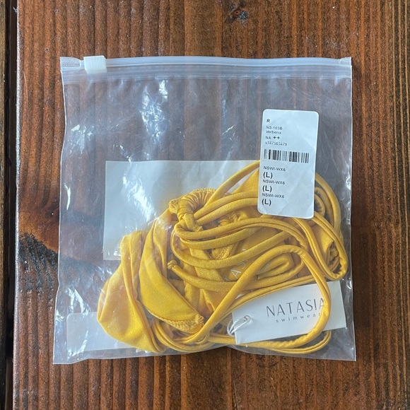 NATASIA SWIM ❤️🔥 NASSAU BIKINI BOTTOMS NWT IN VERBENA - Picture 8 of 13